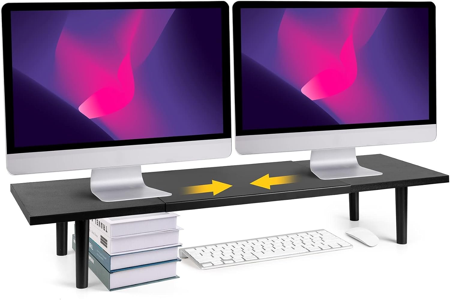 Adjustable Dual-Monitor Riser