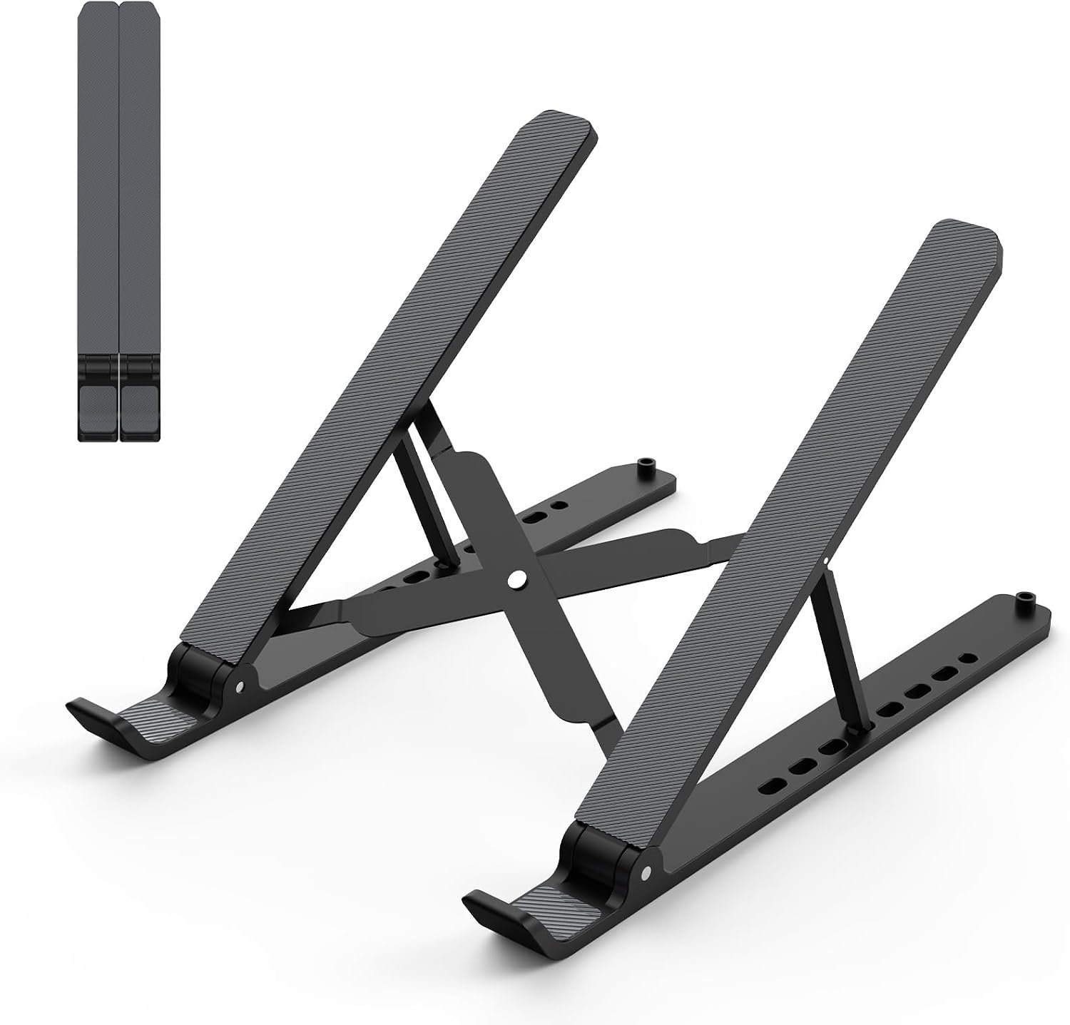 Laptop Stand for Desk, Adjustable Laptop Riser-Black